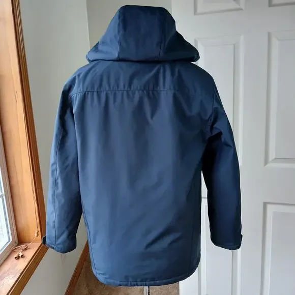Weatherproof Ultra Tech Removable Hood Fleece Lined Jacket S windbreaker coat - Picture 3 of 14